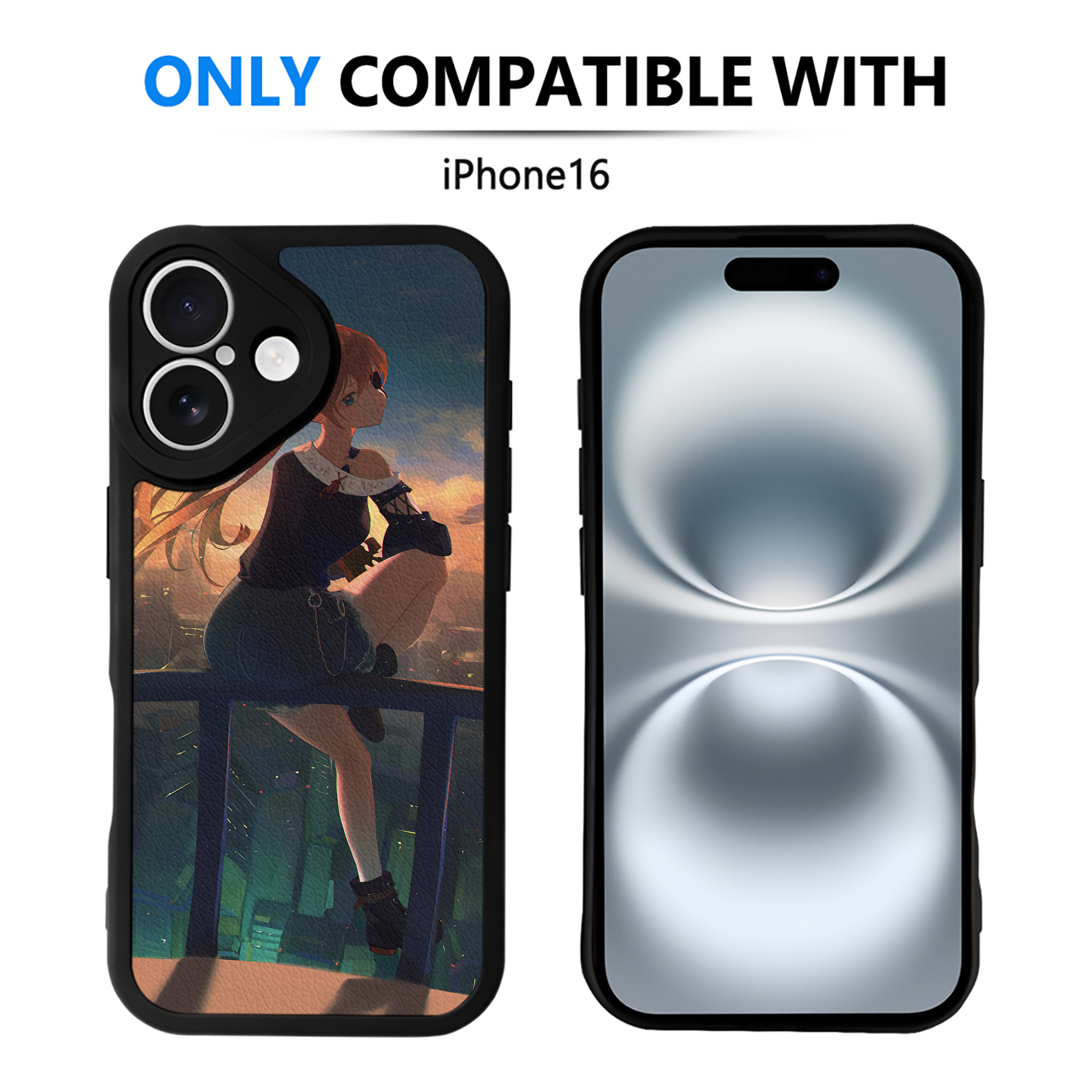 （画像用） EVA 新世紀エヴァンゲリオン 【iPhone 16シリーズ対応】シリコンスマホケース（レザー調） 材質：シリコン
